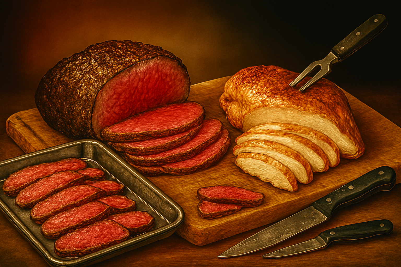 Freeze drying cooked meat makes delicious camping fare.